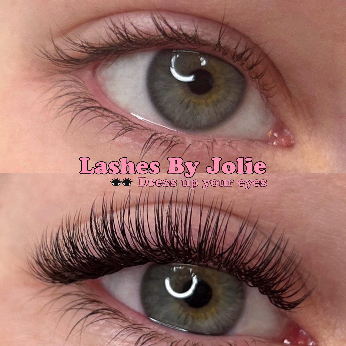 Classic 1:1 lash extensions at Jolie Lash House, Spring TX